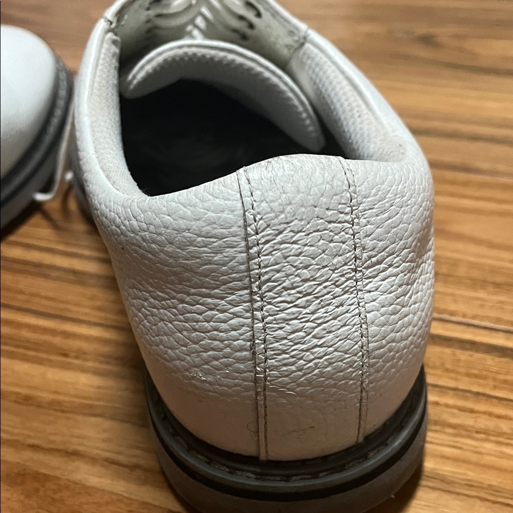 G-Fore Gavallanter White Leather Men's Spikeless Golf Shoes - Picture 6 of 15